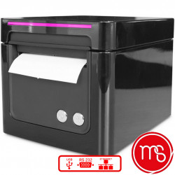 Imprimante ticket Oxhoo TP 90: USB, Réseau, Série (RS232).