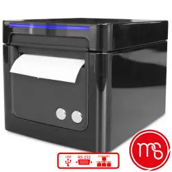 Imprimante ticket Oxhoo TP 90: USB, Réseau, Série (RS232).