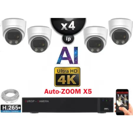 PACK 4 CAMERAS 4K